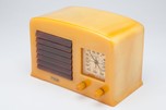 Early FADA 5F50 Art Deco Yellow + Tortoise Catalin Radio